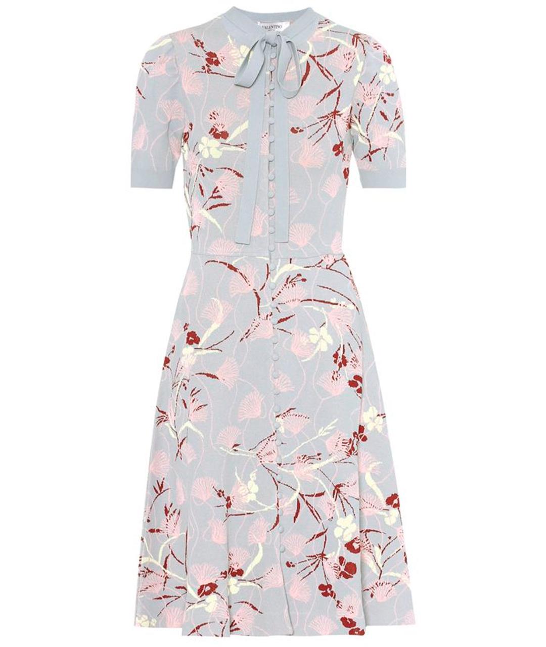 VALENTINO Мульти вискозное повседневное платье, фото 1