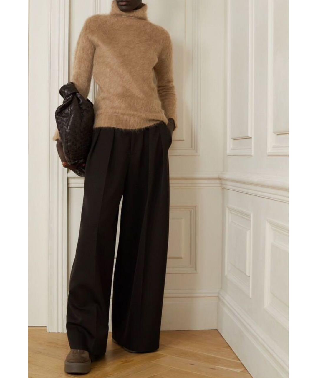 MAX MARA Бежевый шерстяной джемпер / свитер, фото 6
