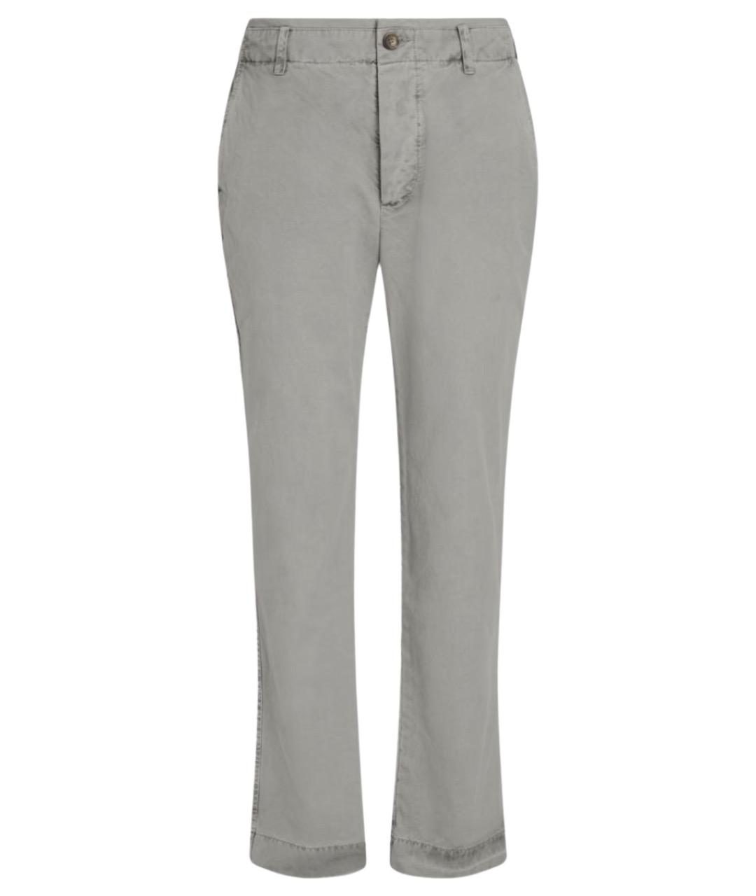 JAMES PERSE Серые хлопковые повседневные брюки, фото 1