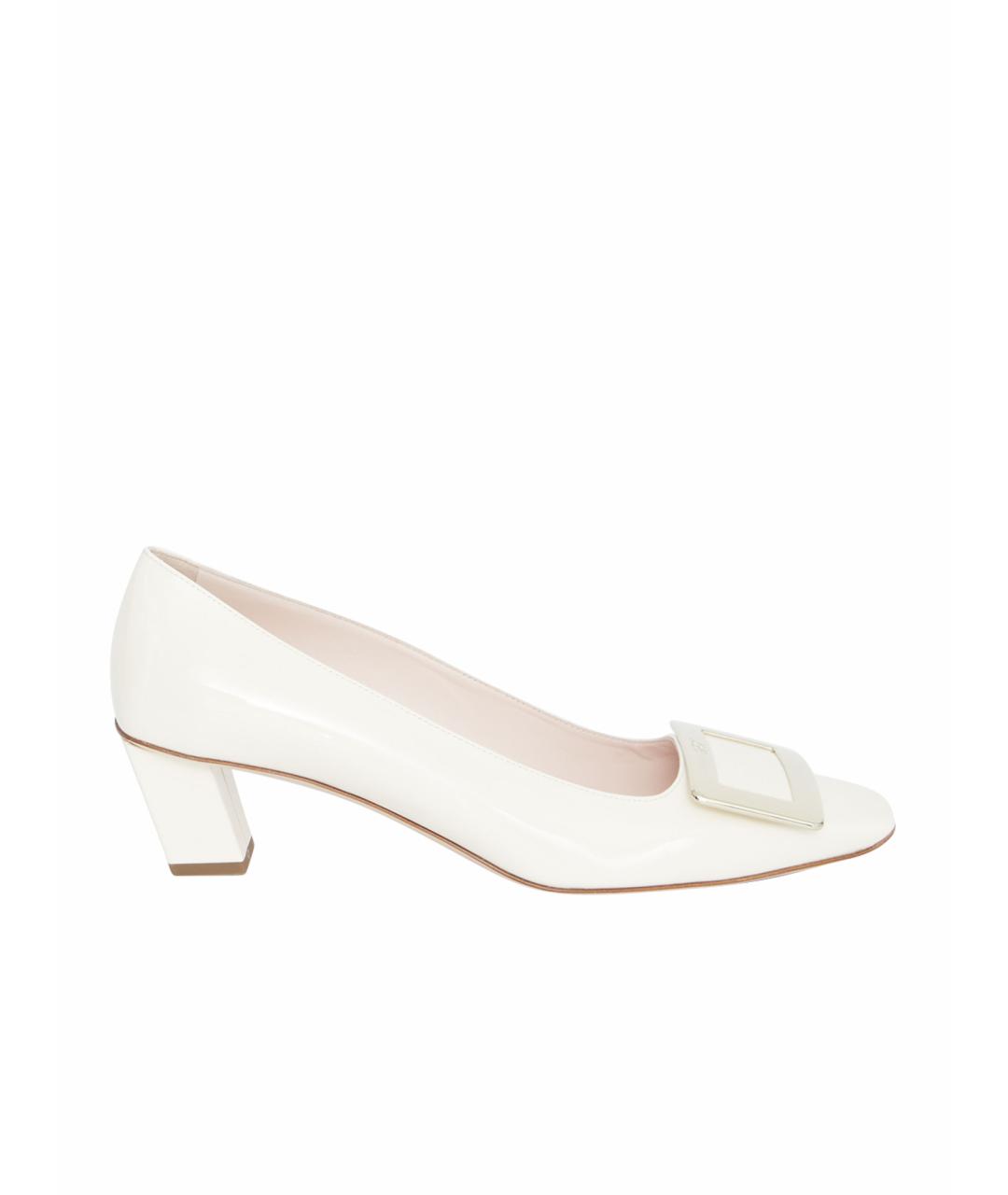 ROGER VIVIER Белые туфли из лакированной кожи, фото 1