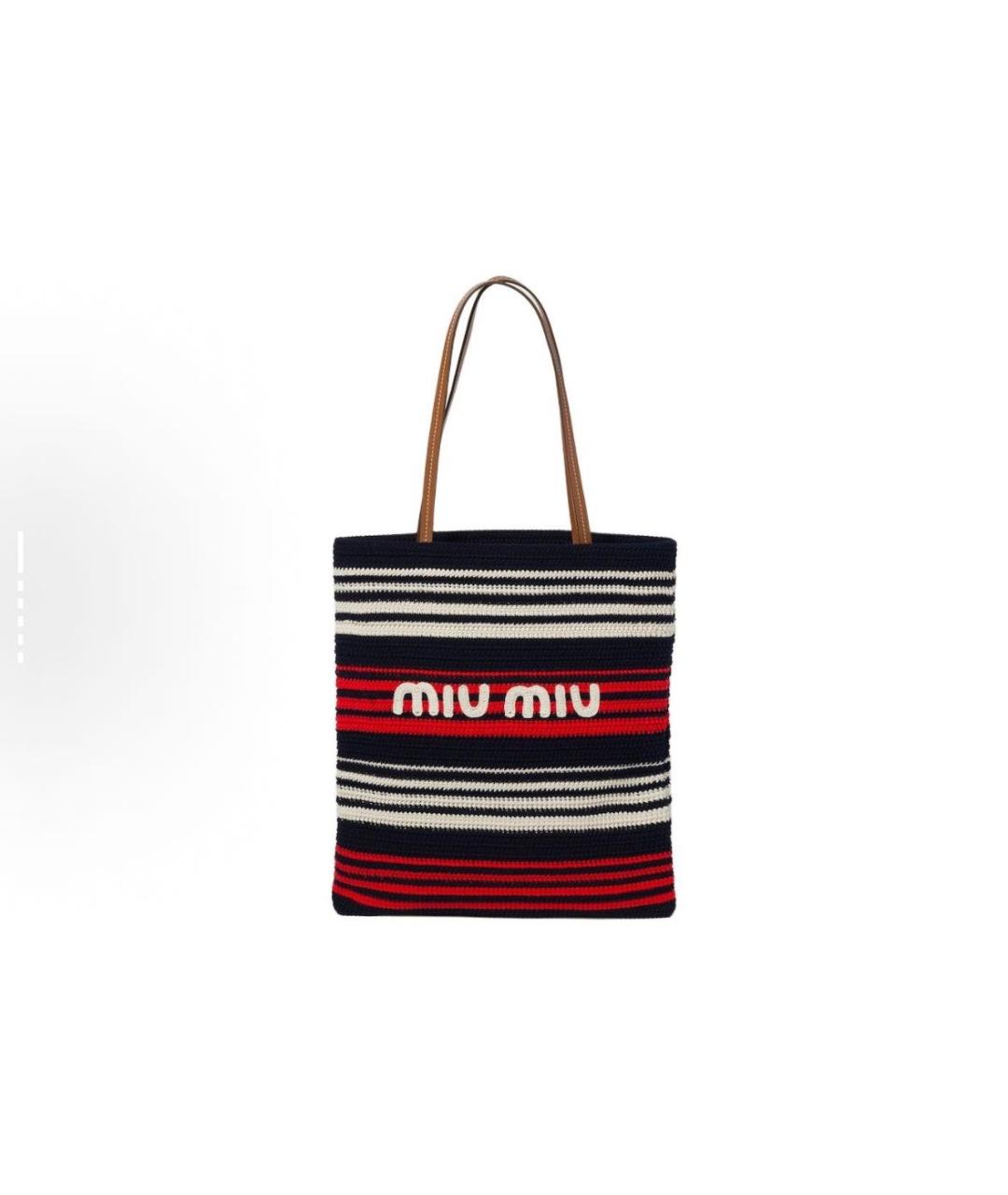 MIU MIU Мульти пляжная сумка, фото 5