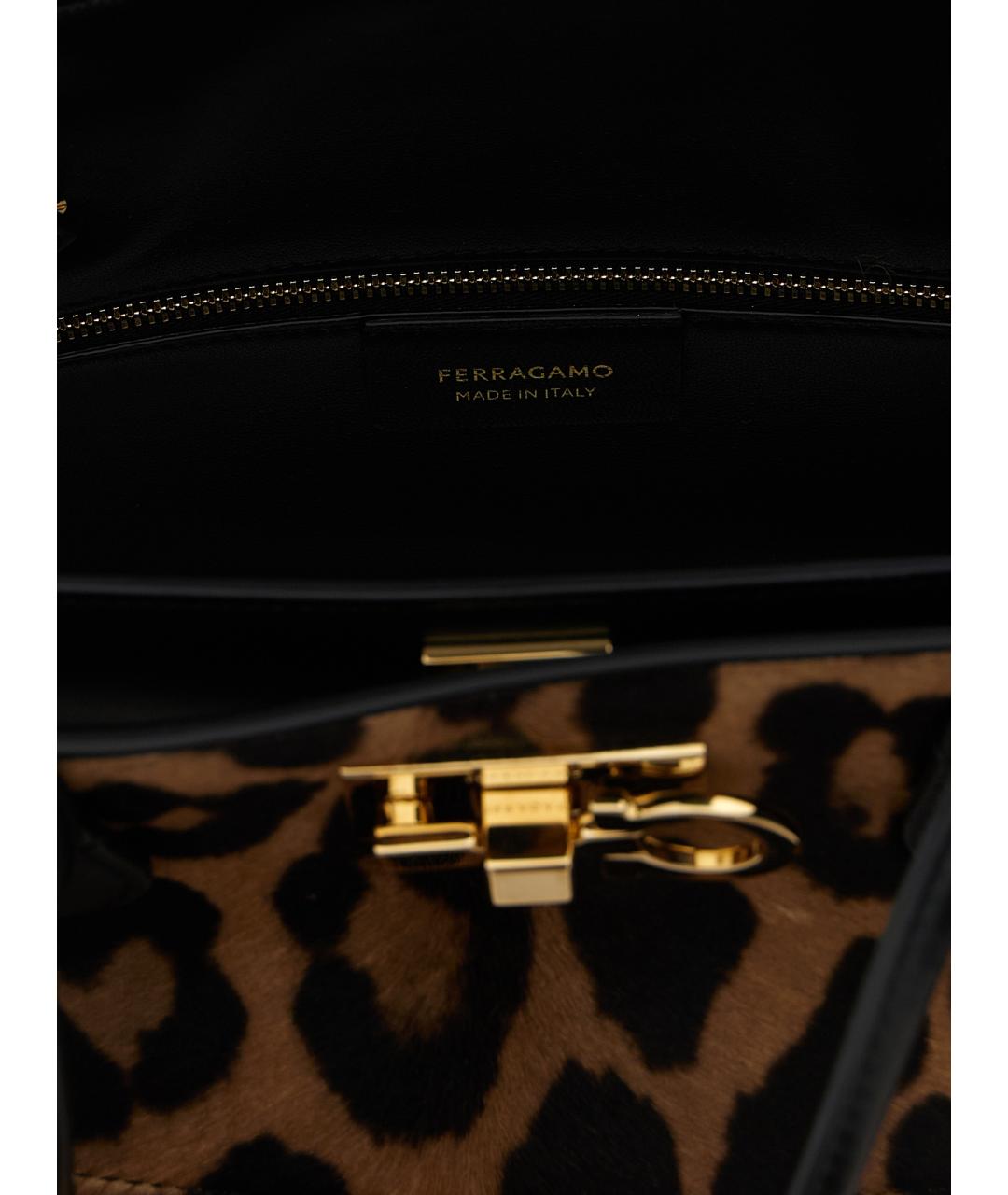 FERRAGAMO Мульти кожаная сумка тоут, фото 4