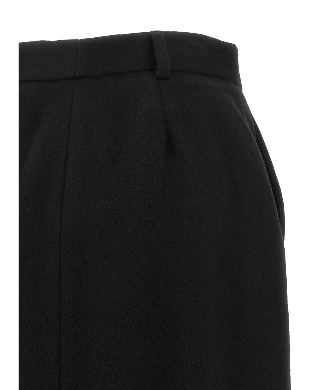 BRIONI Черная кашемировая юбка миди, фото 4
