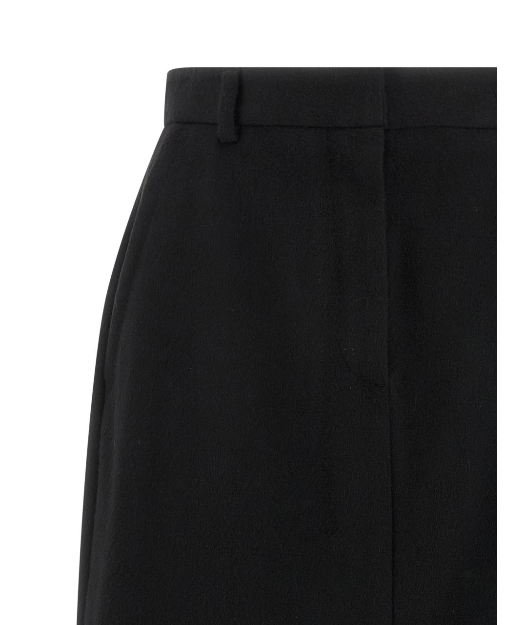 BRIONI Черная кашемировая юбка миди, фото 3