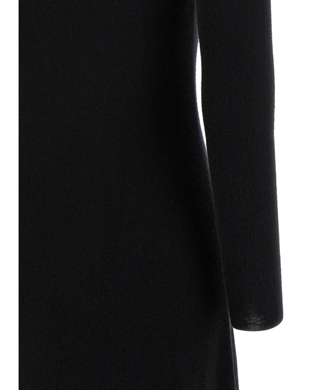 TOM FORD Черное кашемировое повседневное платье, фото 4