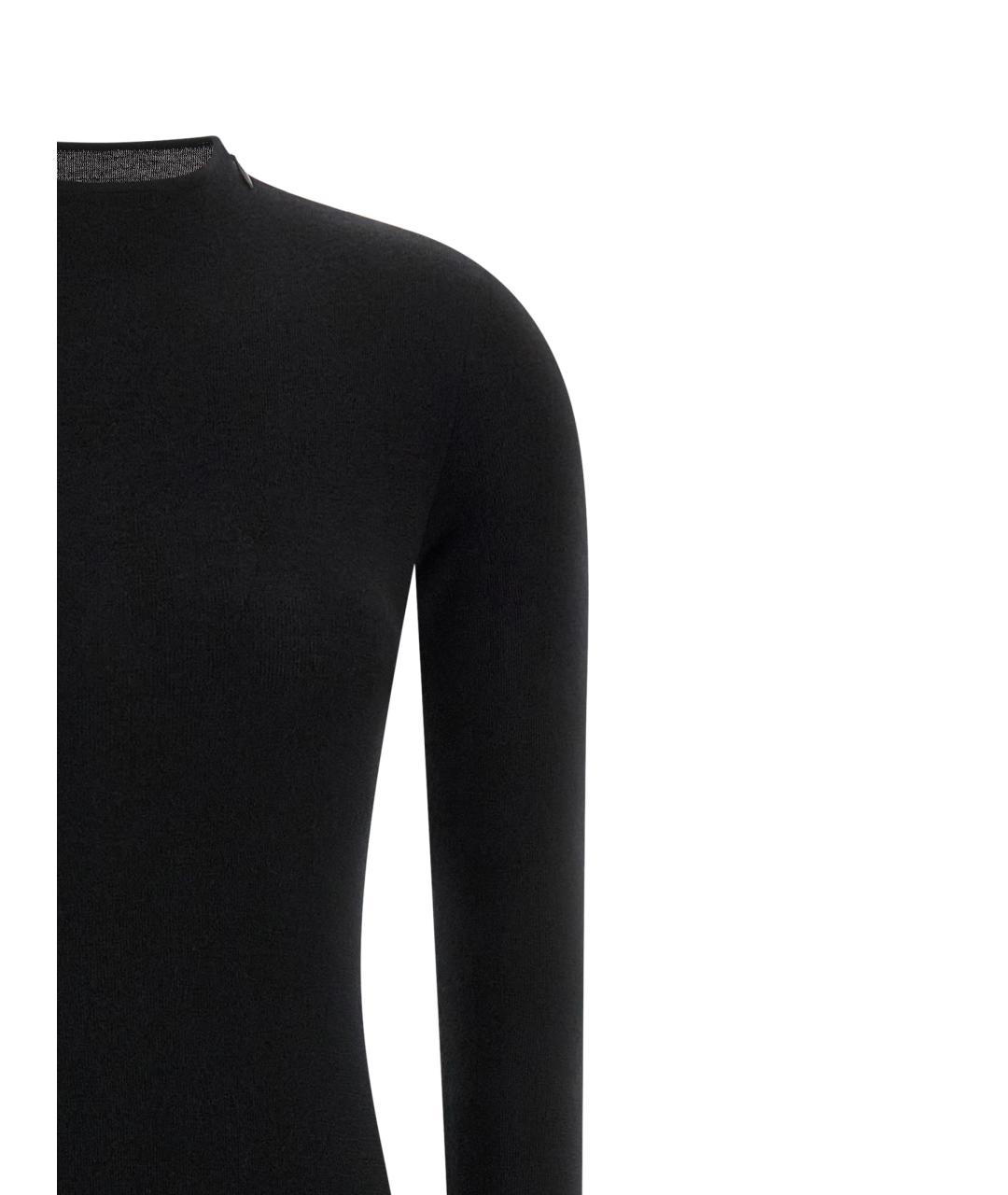 TOM FORD Черное кашемировое повседневное платье, фото 3