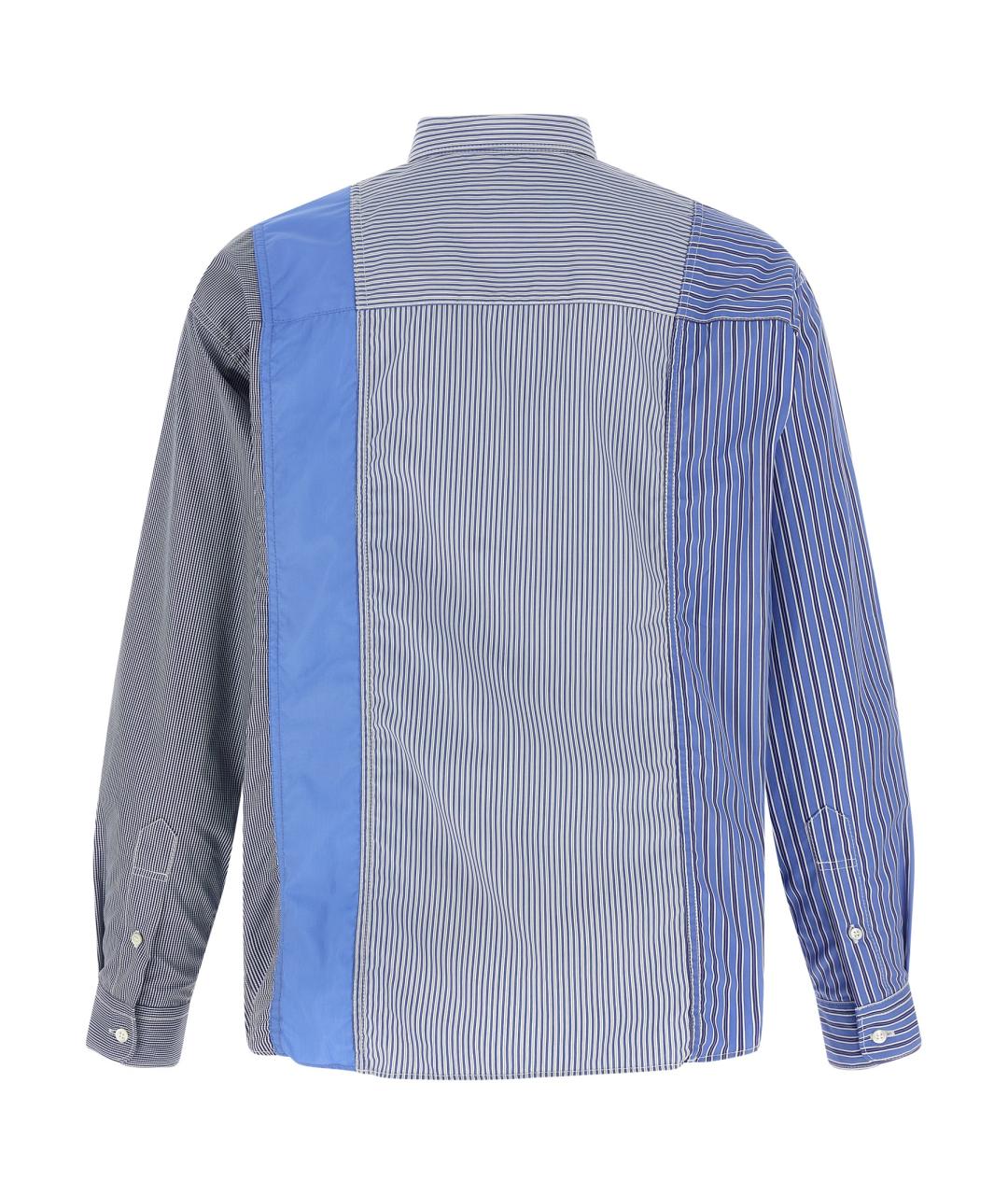 COMME DES GARÇONS HOMME PLUS Синяя хлопковая кэжуал рубашка, фото 2