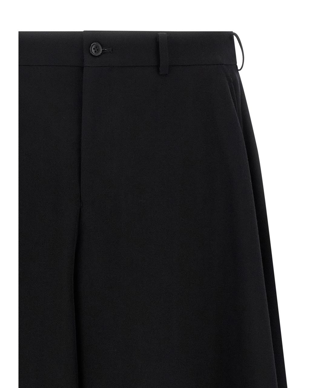 COMME DES GARÇONS HOMME PLUS Черные шерстяные шорты, фото 3