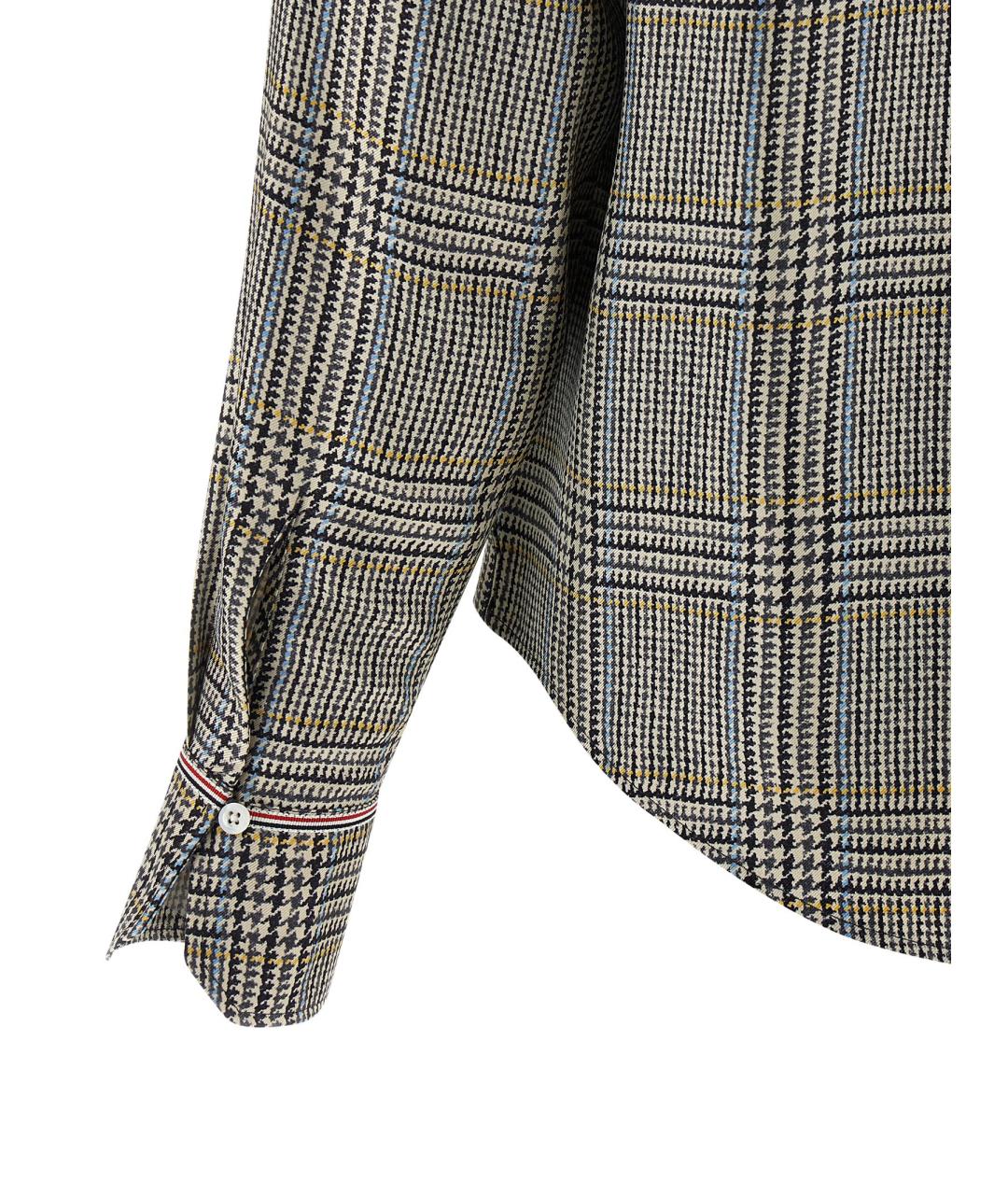 THOM BROWNE Мульти шелковая блузы, фото 4