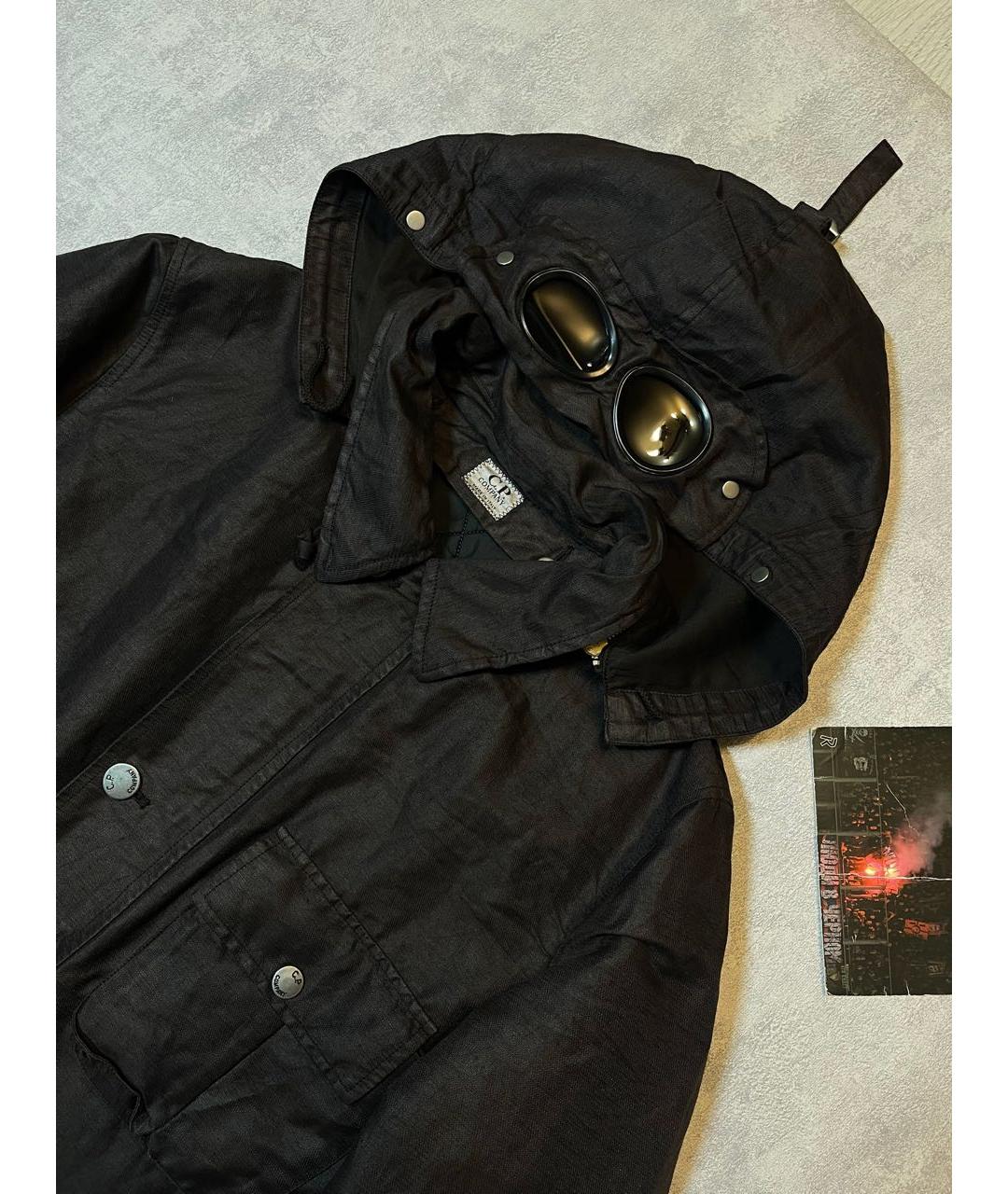 CP COMPANY Коричневая полиамидовая куртка, фото 3