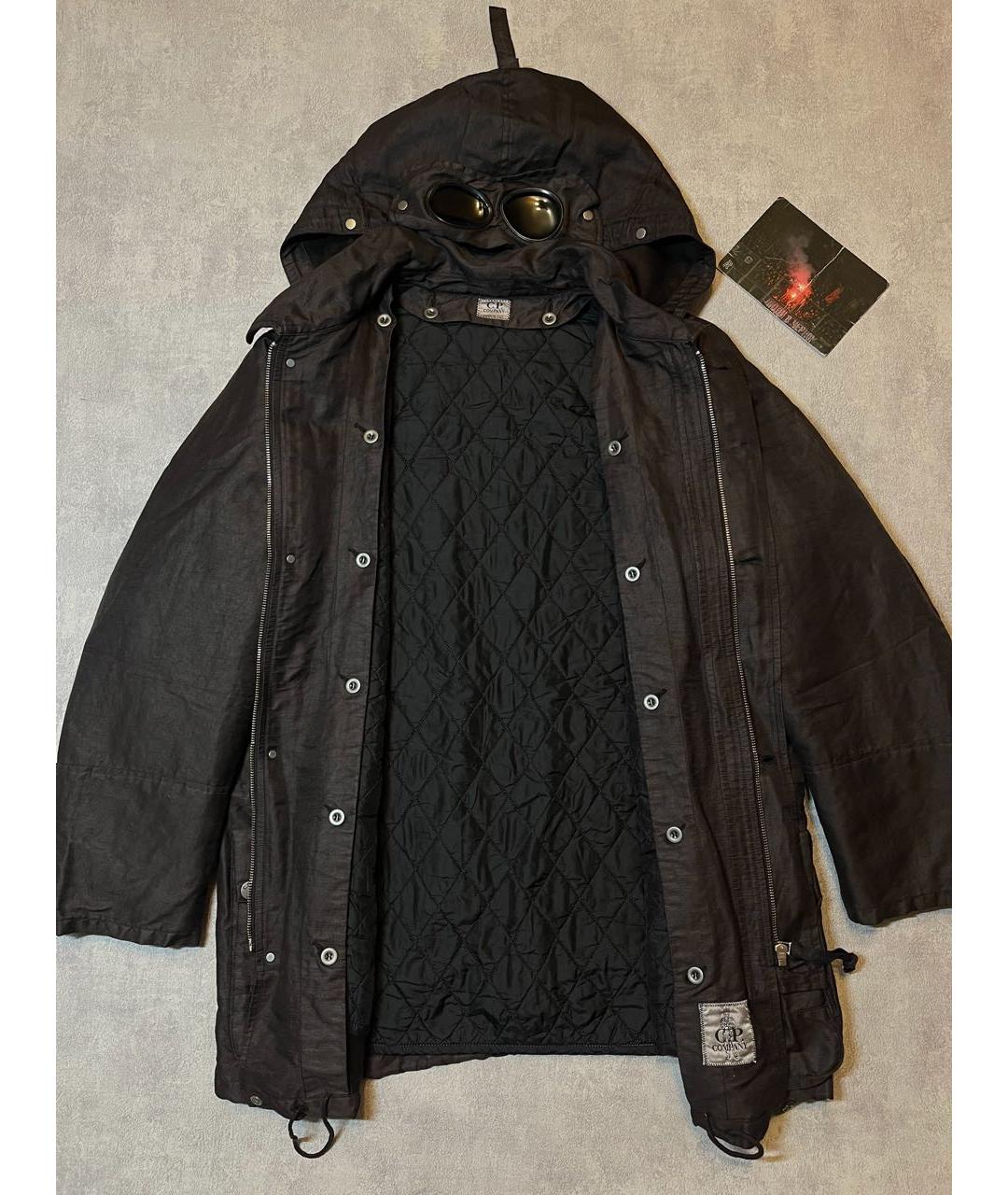 CP COMPANY Коричневая полиамидовая куртка, фото 2