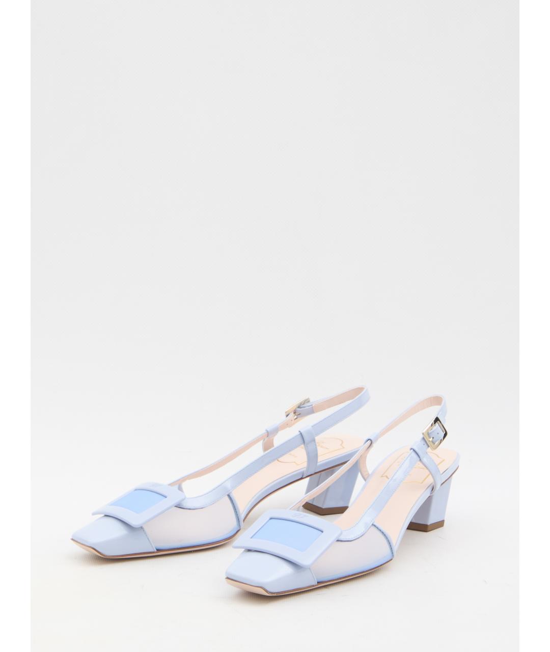 ROGER VIVIER Голубые туфли, фото 5
