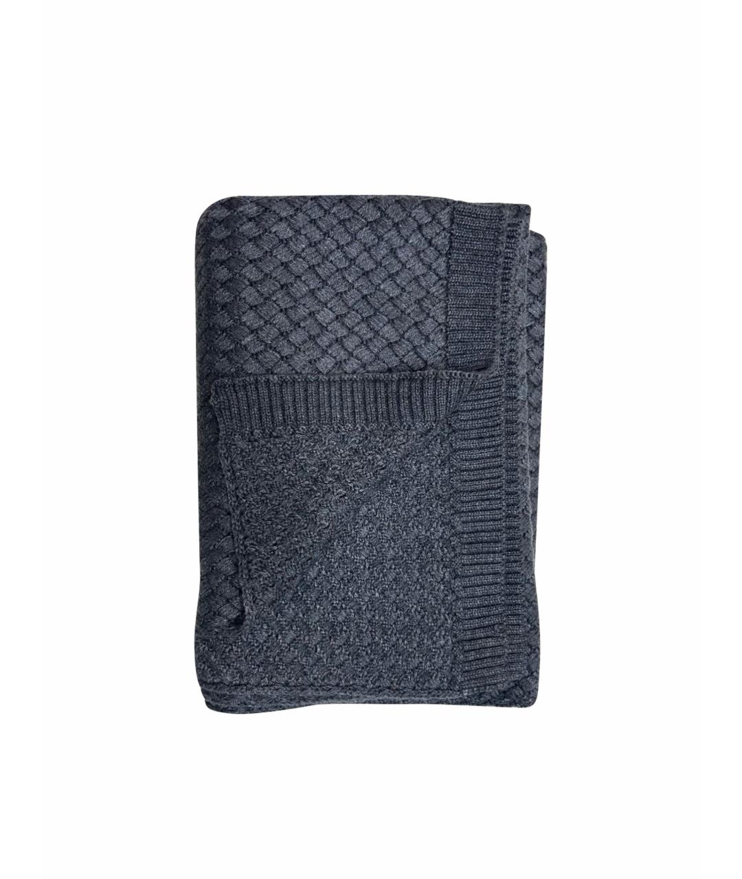 BOTTEGA VENETA Серый шарф, фото 1