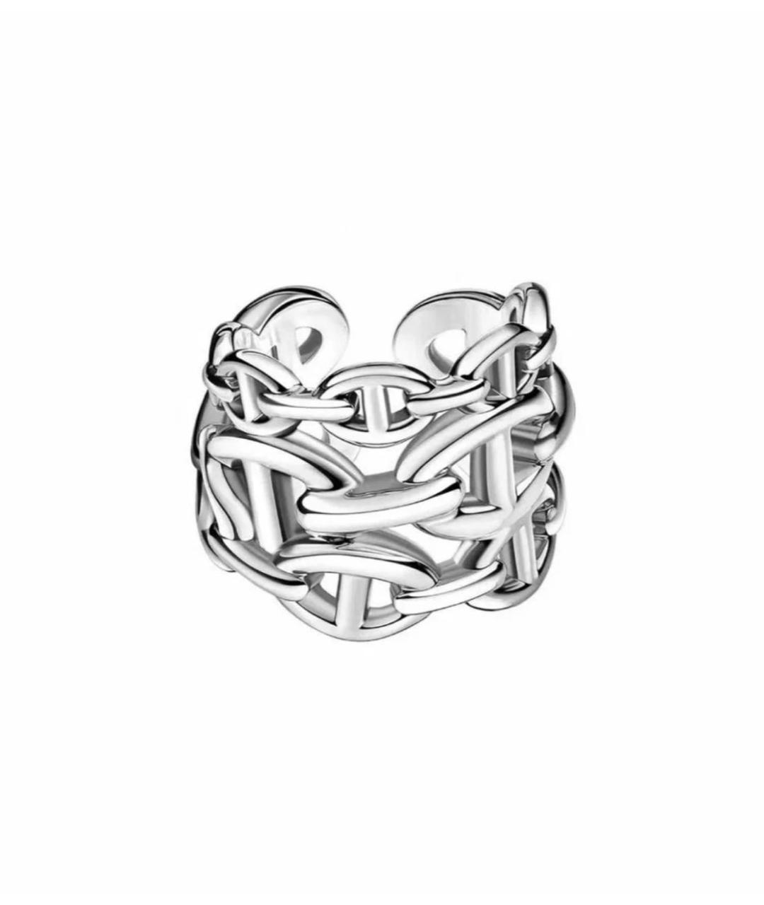 HERMES Серебряное серебряное кольцо, фото 1