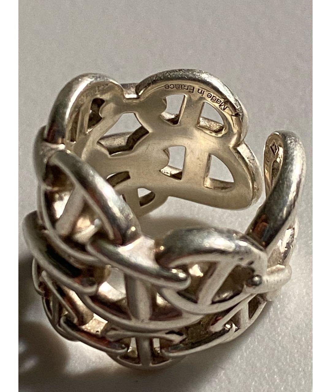 HERMES Серебряное серебряное кольцо, фото 5