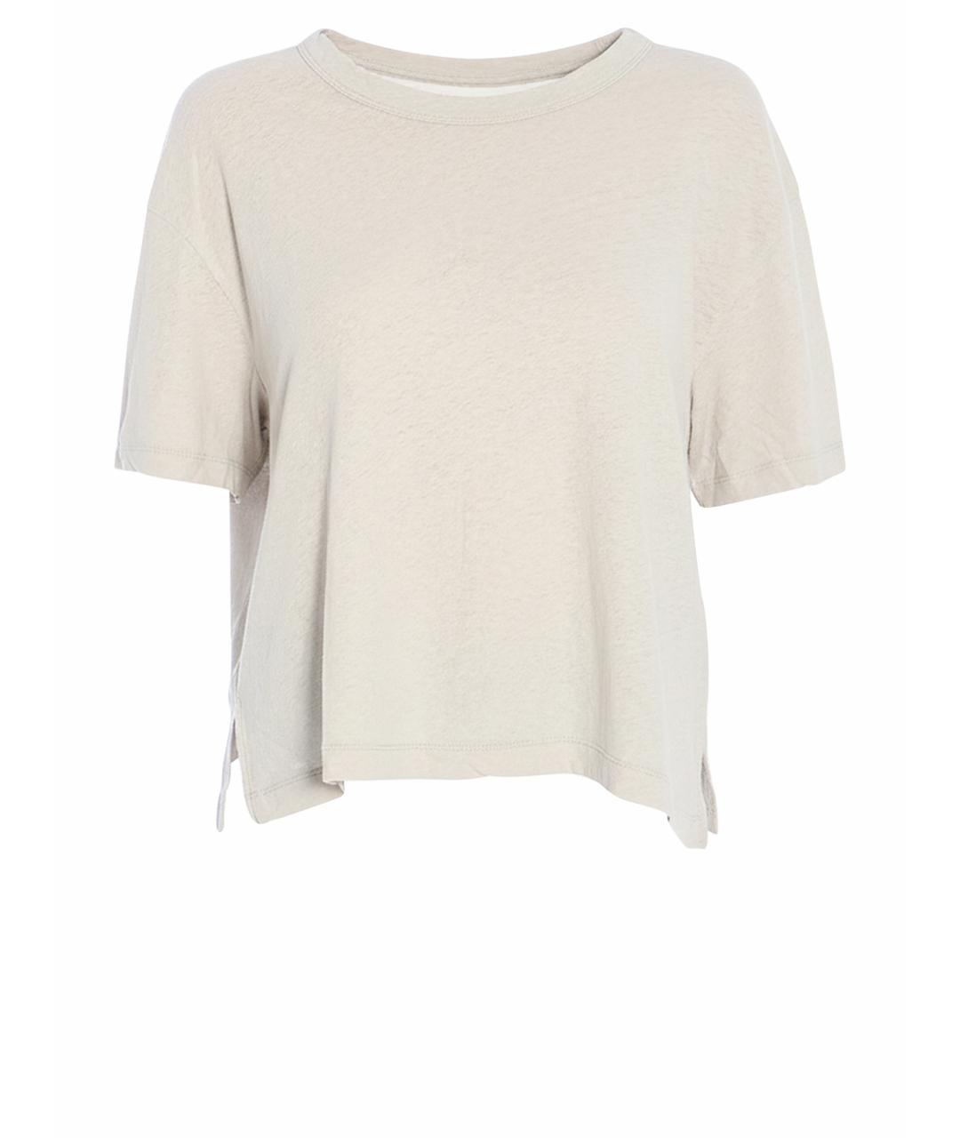 JAMES PERSE Бежевая хлопковая футболка, фото 1