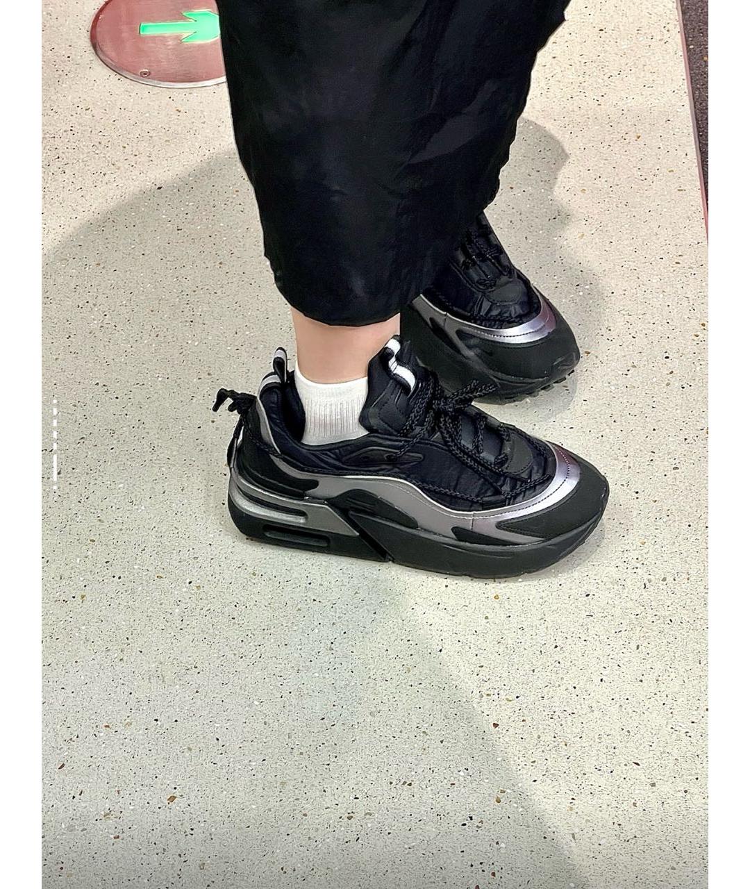 NIKE Черные замшевые кроссовки, фото 7