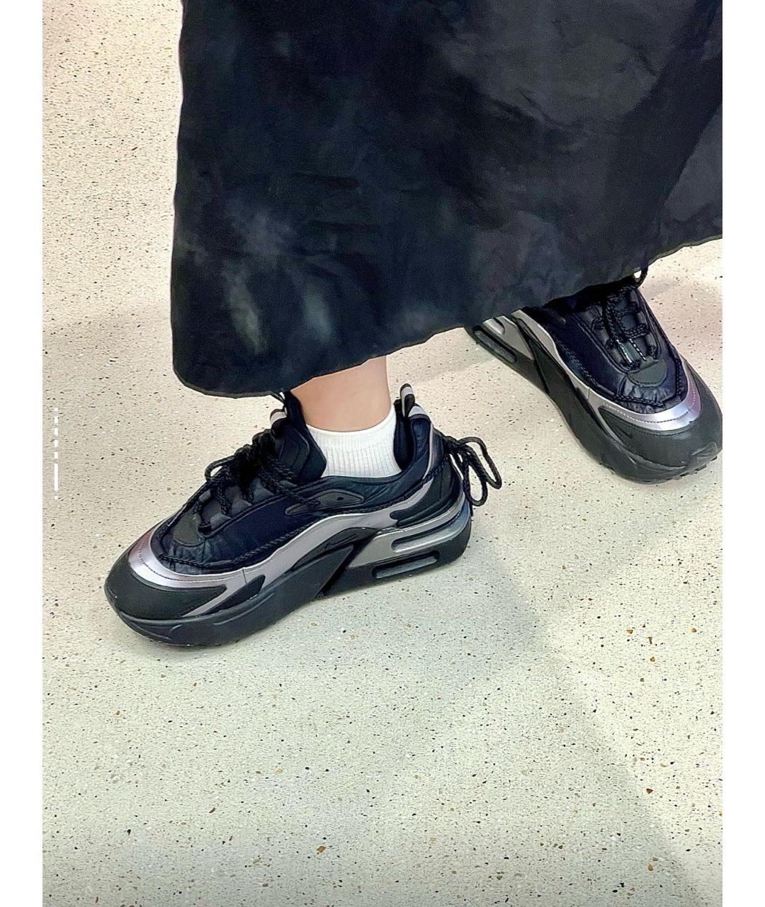 NIKE Черные замшевые кроссовки, фото 6