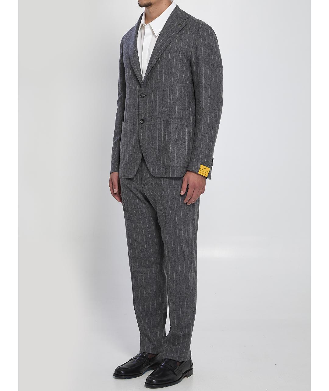 TAGLIATORE Серый классический костюм, фото 3