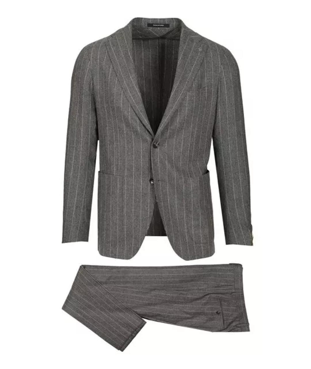 TAGLIATORE Серый классический костюм, фото 1