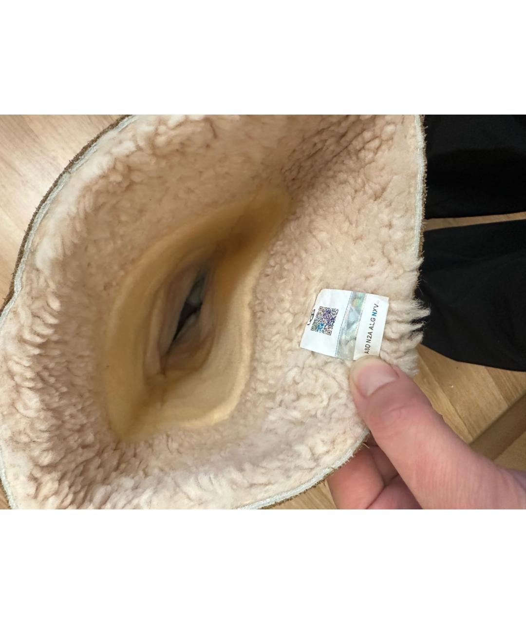 UGG AUSTRALIA Коричневые замшевые ботфорты, фото 6