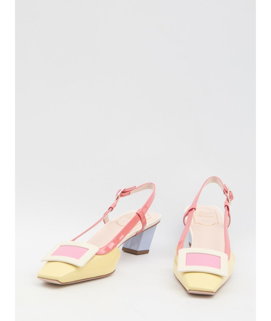 ROGER VIVIER Мульти туфли из лакированной кожи, фото 4