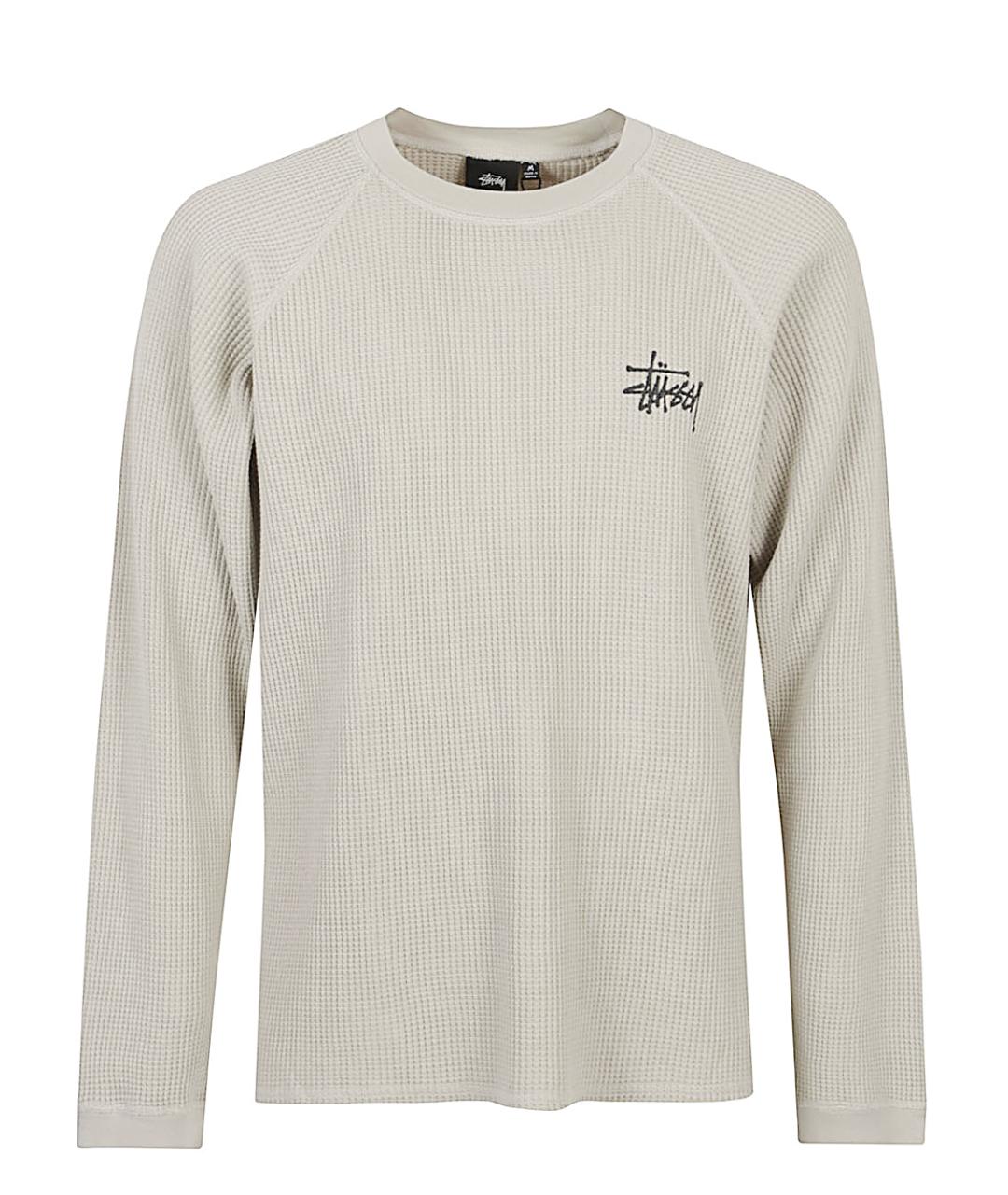 STUSSY Белый хлопковый джемпер / свитер, фото 1