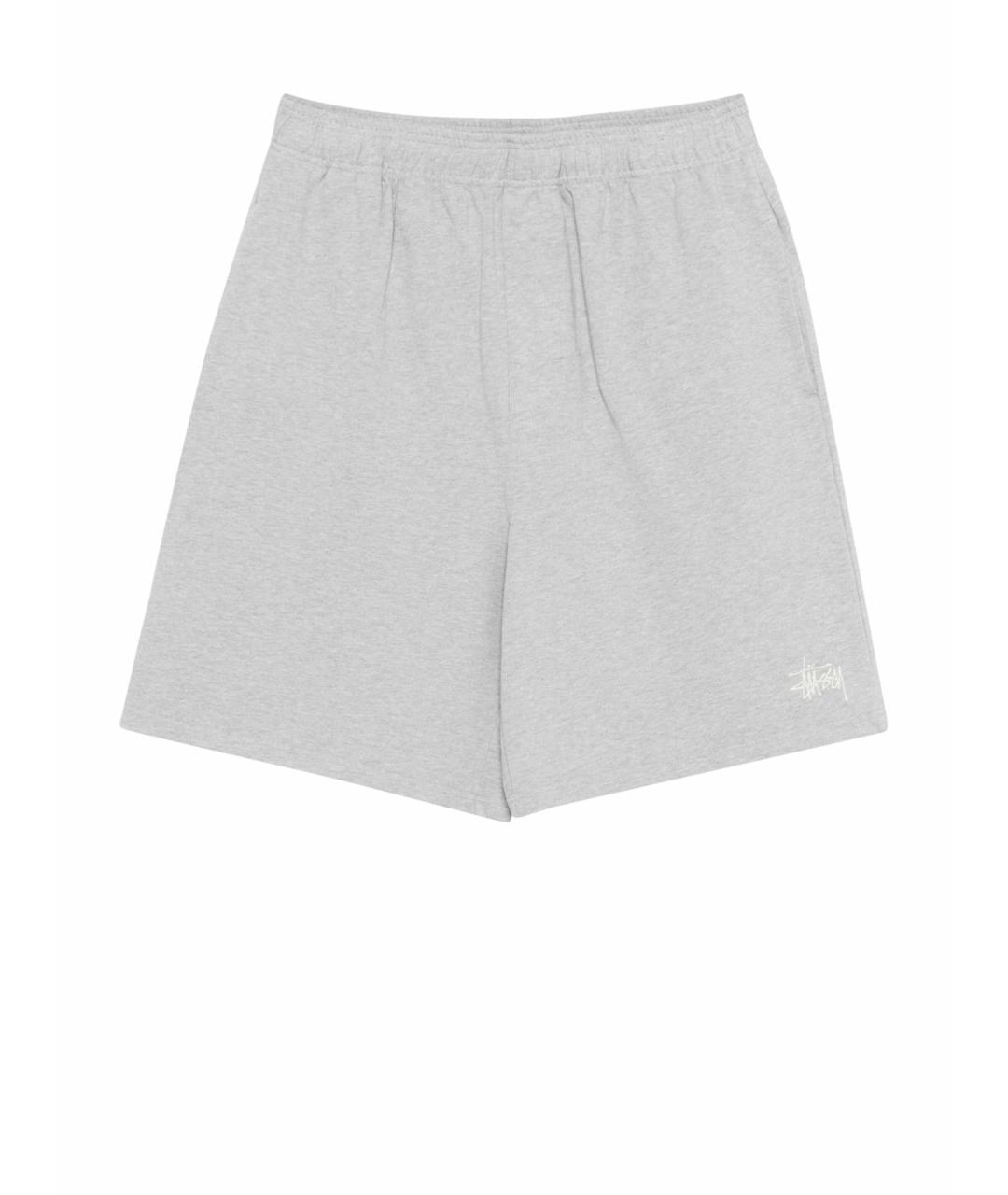 STUSSY Серые хлопковые шорты, фото 1