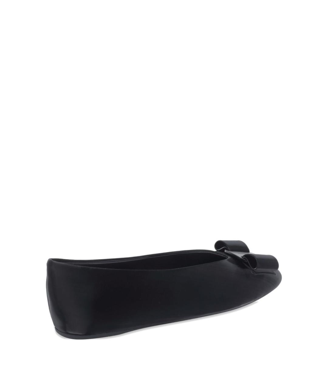 FERRAGAMO Черные балетки, фото 2