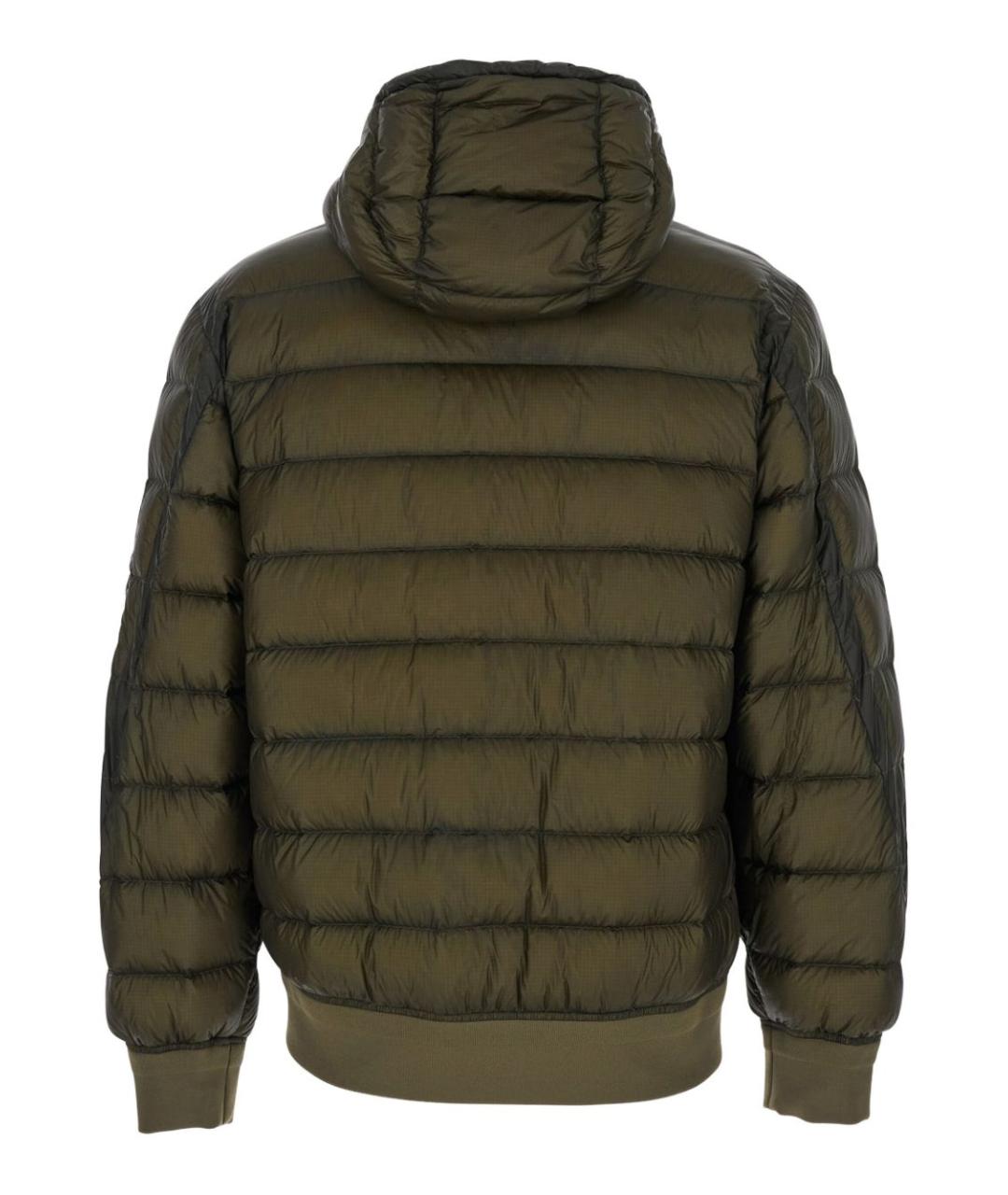 CP COMPANY Зеленый полиамидовый пуховик, фото 2