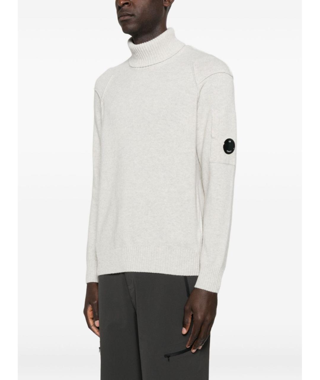 CP COMPANY Белый шерстяной джемпер / свитер, фото 3