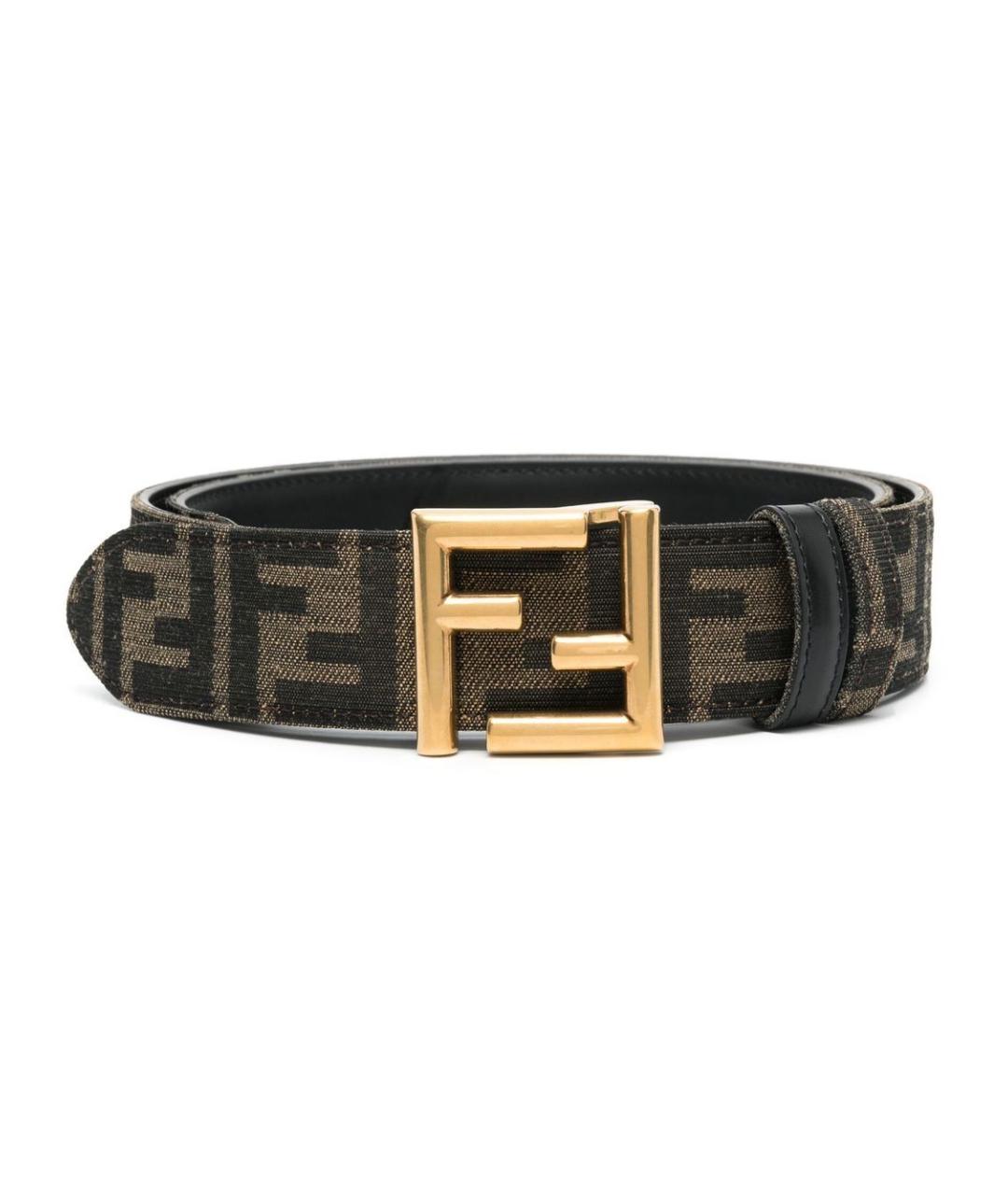 FENDI Черный ремень, фото 1