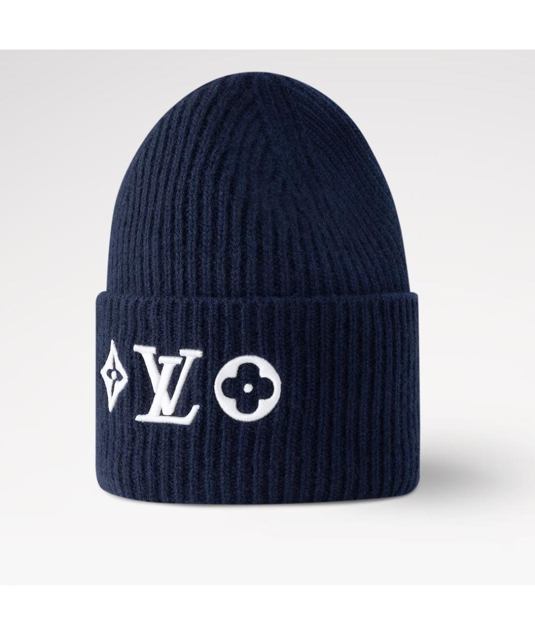 LOUIS VUITTON Темно-синяя шапка, фото 4