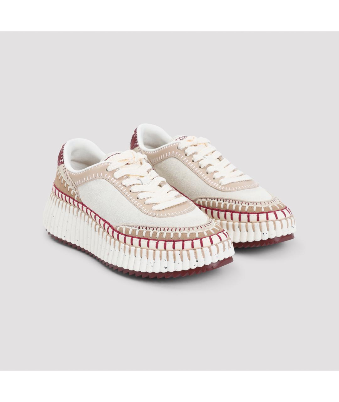 CHLOE Бежевые кроссовки, фото 3