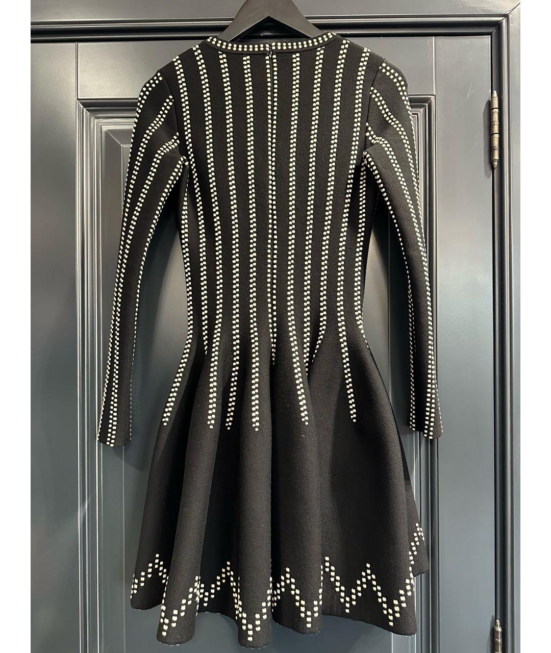 ALAIA Черное шерстяное повседневное платье, фото 2