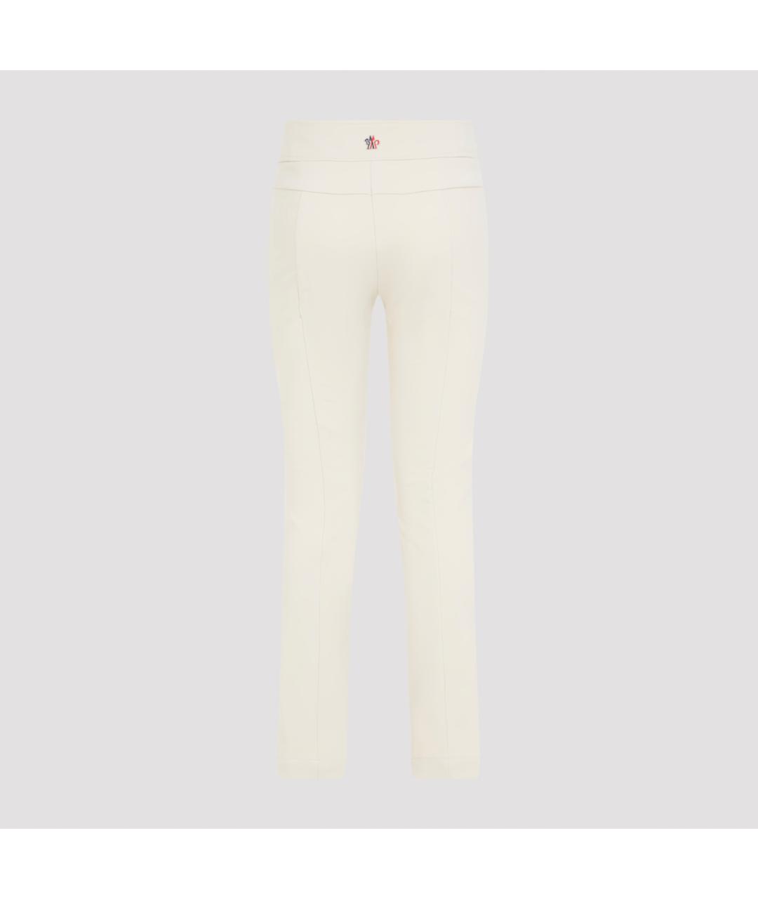 MONCLER GRENOBLE Белые полиамидовые спортивные брюки и шорты, фото 4