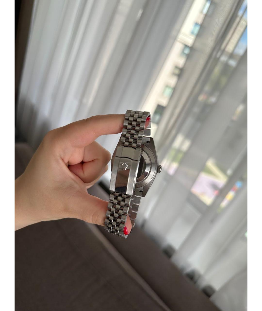 ROLEX Антрацитовые часы, фото 3