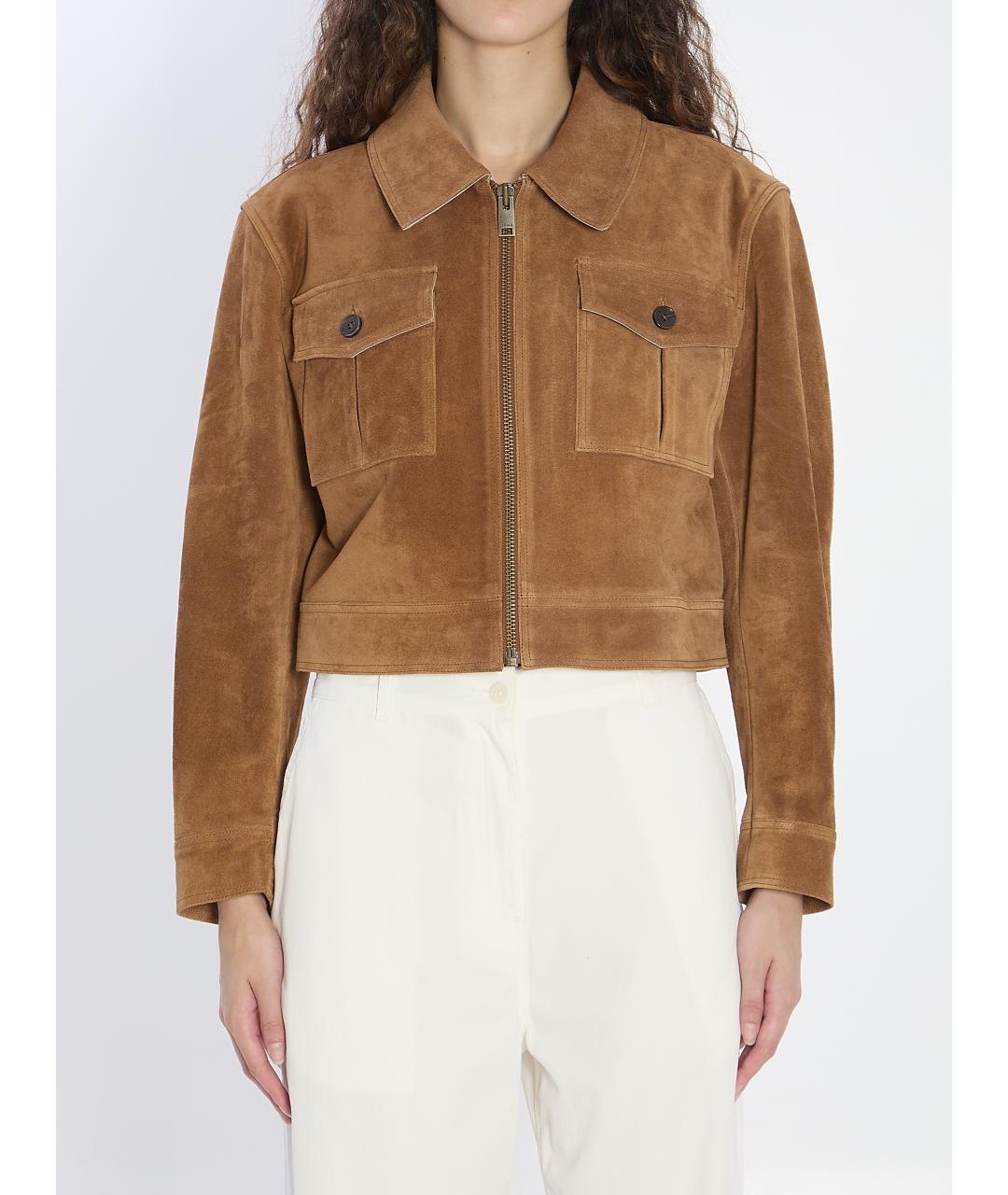 ARMA Коричневая замшевая куртка, фото 2