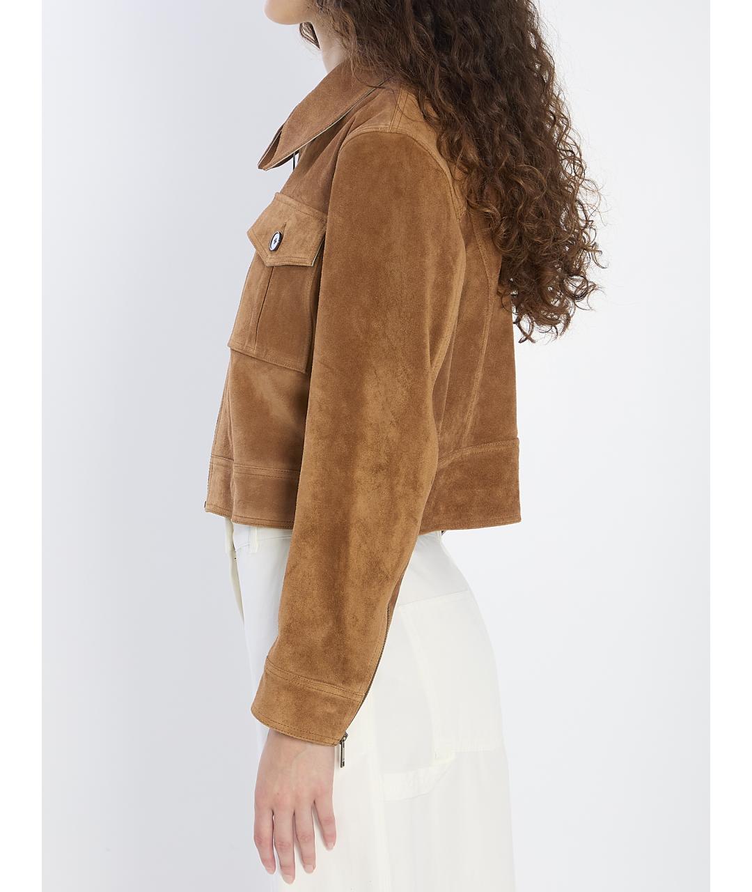 ARMA Коричневая замшевая куртка, фото 3