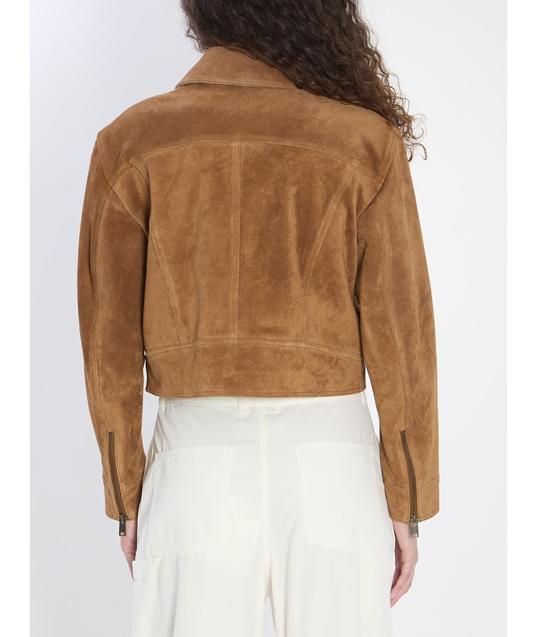 ARMA Коричневая замшевая куртка, фото 4