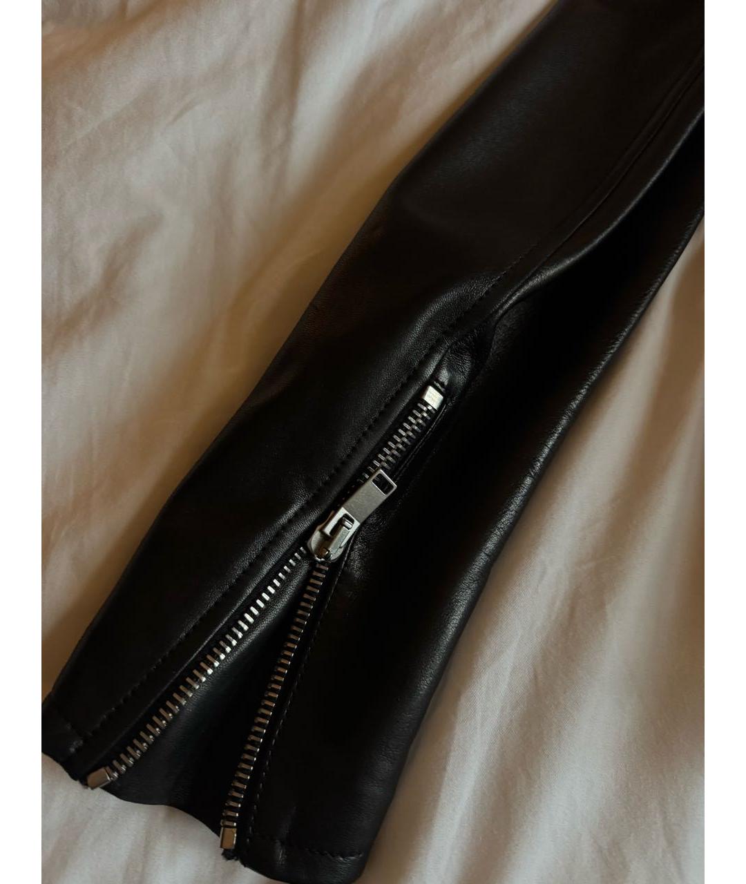 SAINT LAURENT Черная кожаная куртка, фото 8