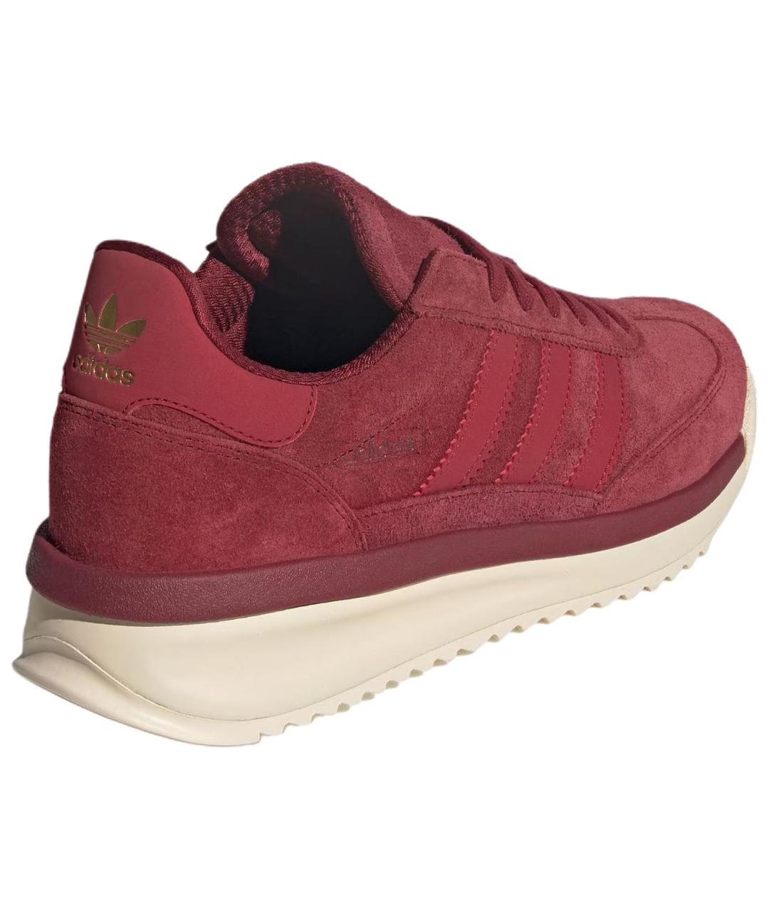 ADIDAS Красные кожаные кроссовки, фото 4