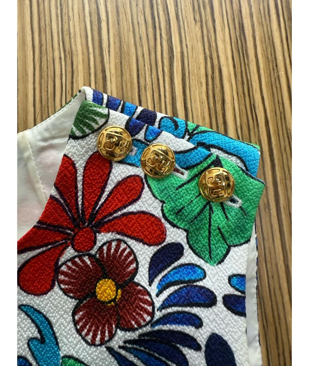 ESCADA Мульти хлопко-эластановое коктейльное платье, фото 4