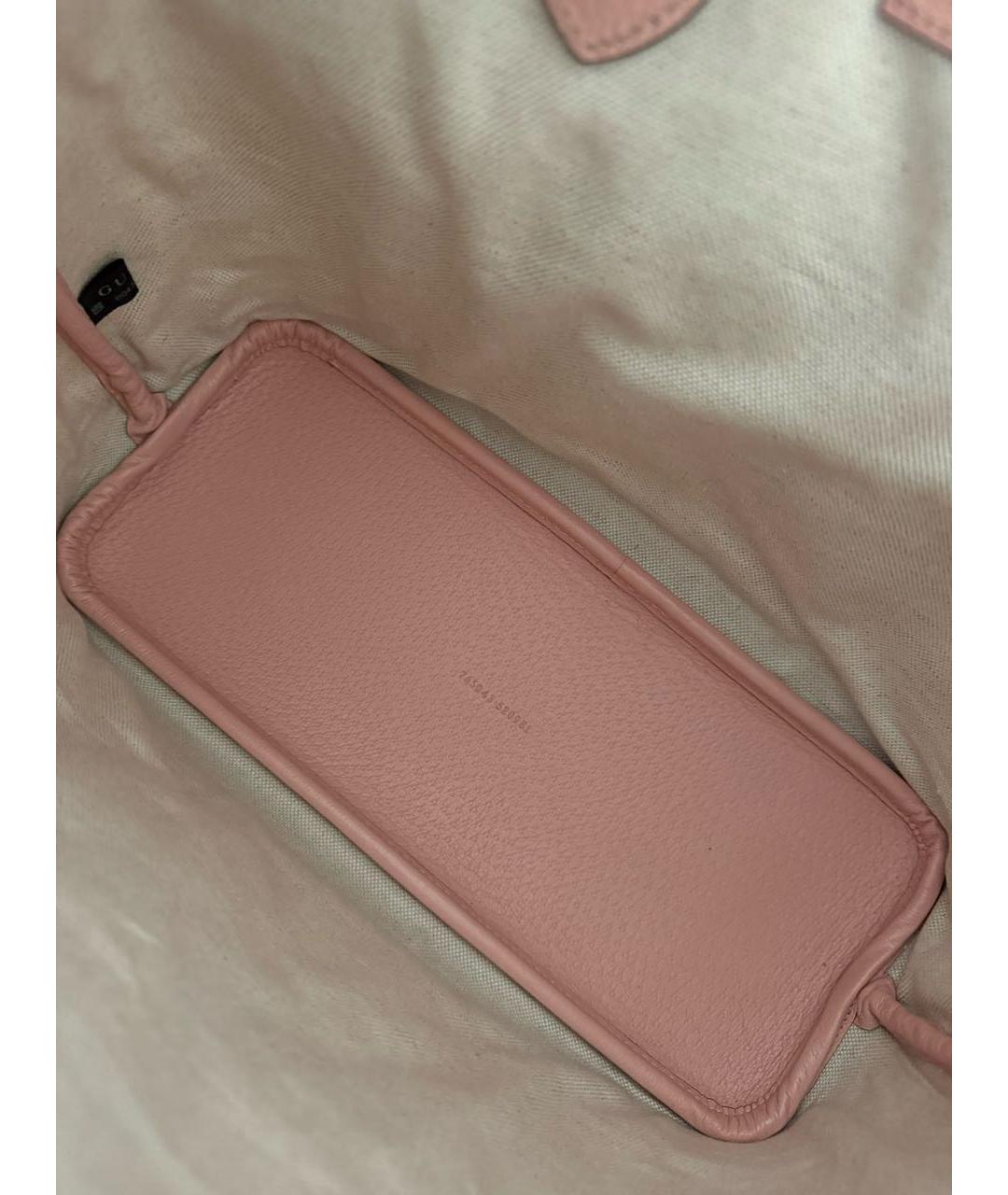 GUCCI Розовая сумка тоут, фото 5
