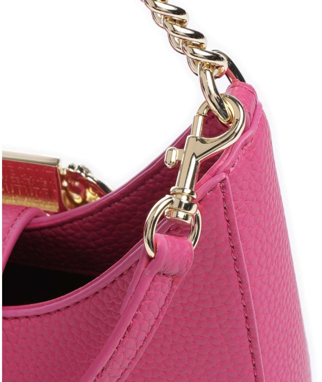 VERSACE JEANS COUTURE Фуксия сумка с короткими ручками из искусственной кожи, фото 4