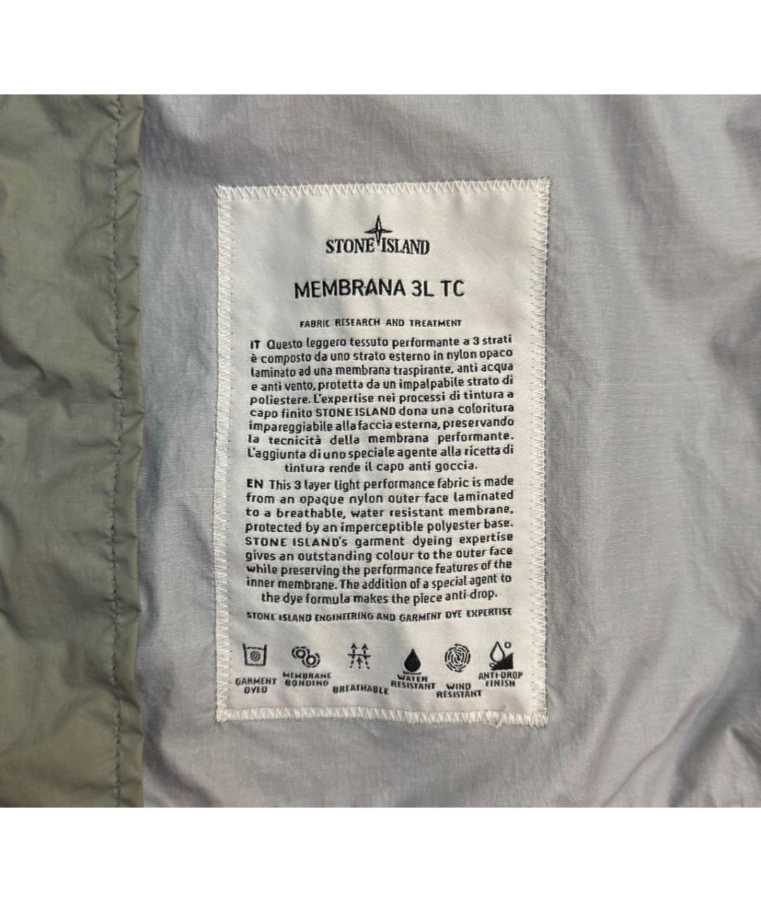 STONE ISLAND Полиамидовая куртка, фото 4