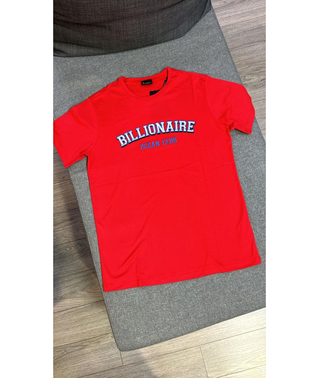 BILLIONAIRE Красная футболка, фото 4