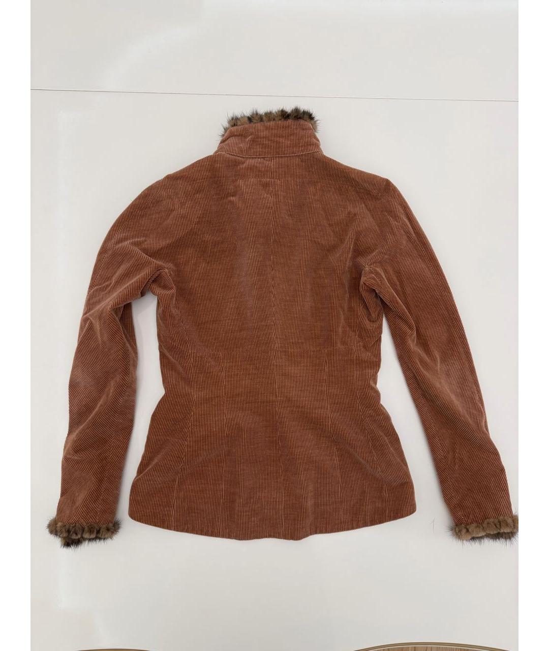 CHANEL Коричневая куртка, фото 2