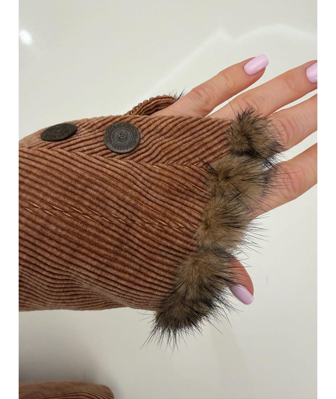 CHANEL Коричневая куртка, фото 6