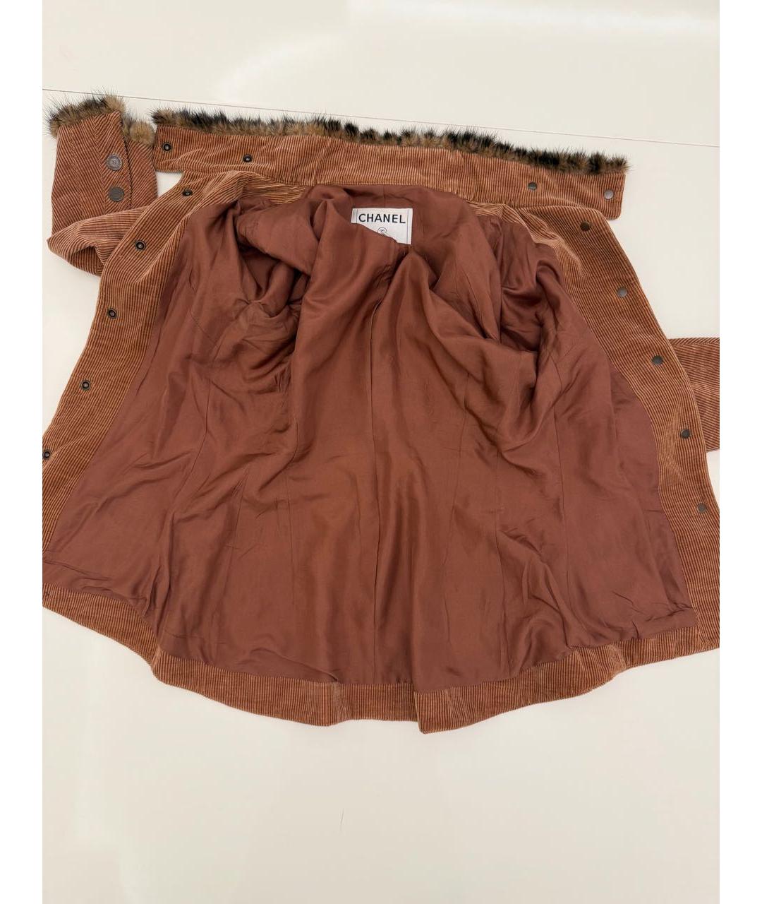 CHANEL Коричневая куртка, фото 8